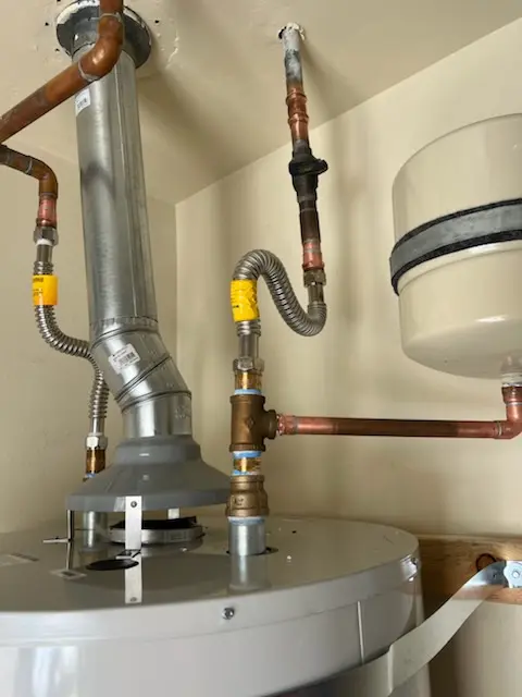 Water heater installation and plumbing repair in Hampton